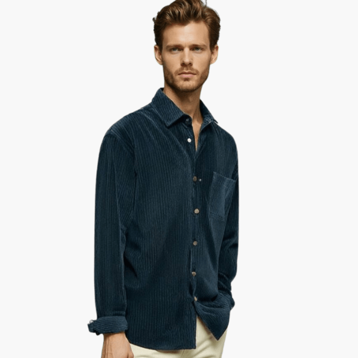 Stylish and Comfortable Corduroy Shirt for Men - MayfairMode