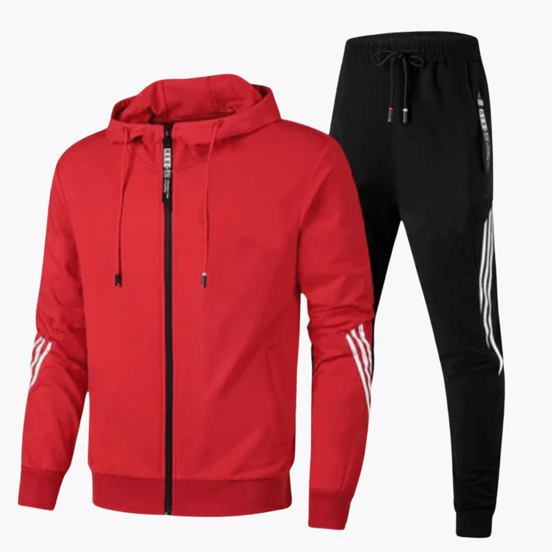 Stylish Two-Piece Tracksuit Set for Men - MayfairMode