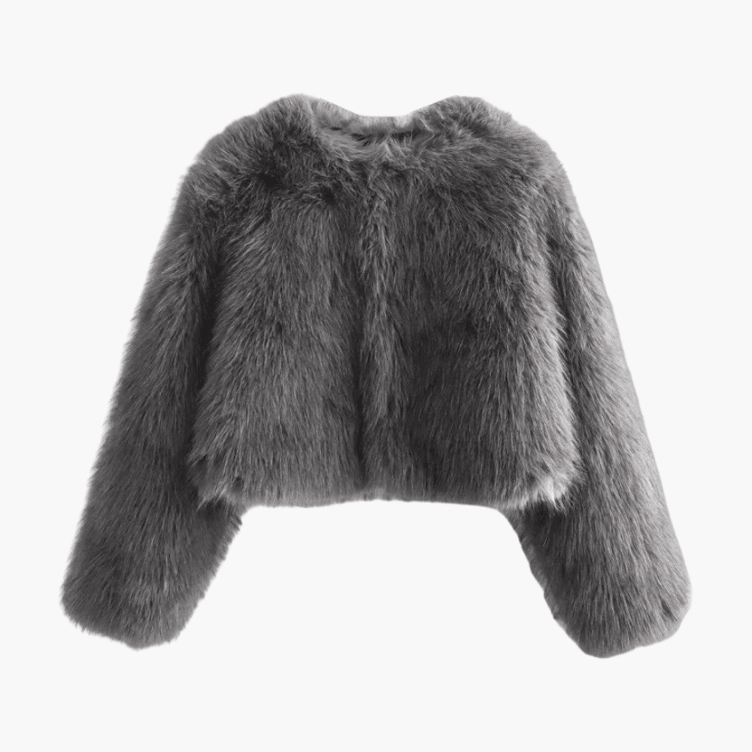 Stylish Thick Faux Fur Jacket for Women - MayfairMode