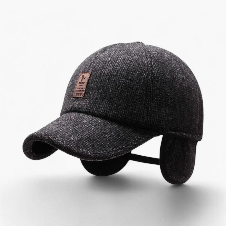 Winter Baseball Cap with Ear Flaps for Men - MayfairMode