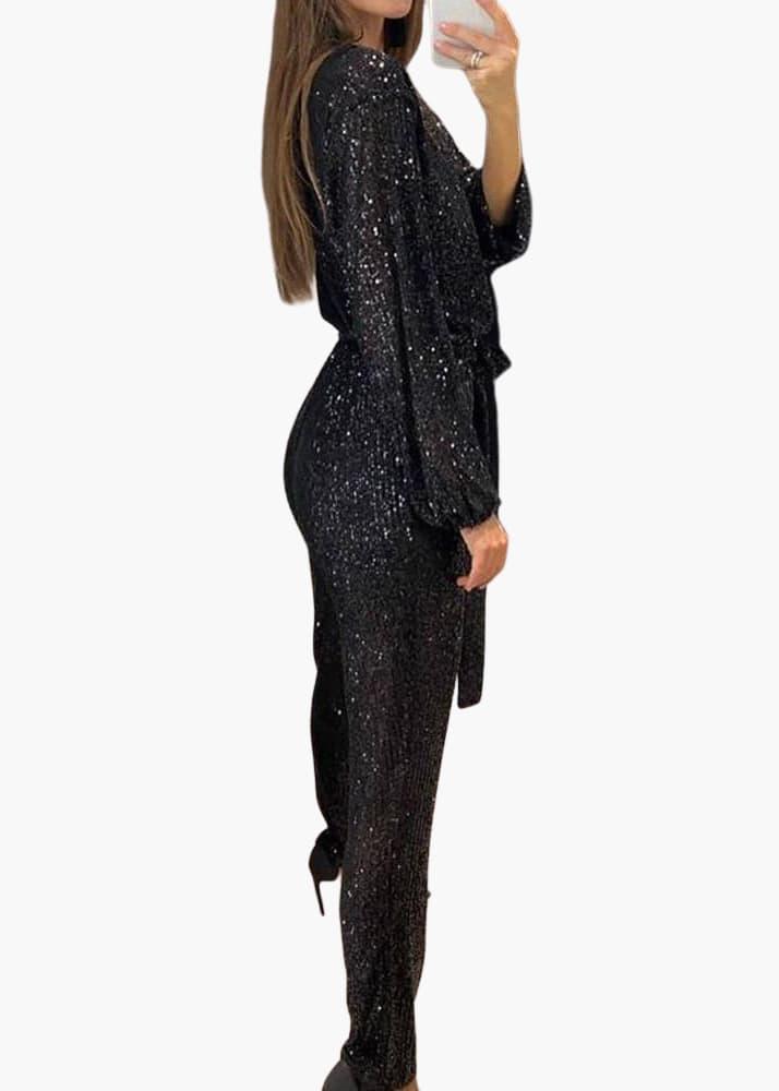 Stylish Sequin Jumpsuit for Women - MayfairMode