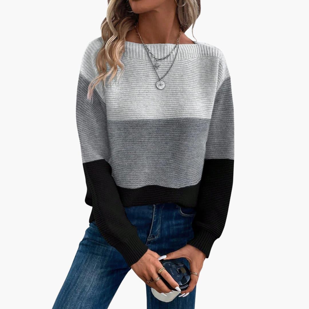 Comfortable Ombre Knit Sweater for Women - MayfairMode