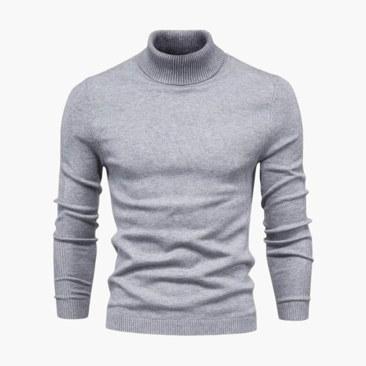 Versatile Cozy Turtleneck Sweater for Men - MayfairMode