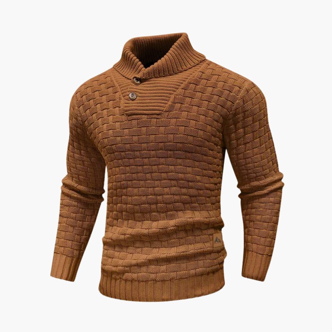 Comfortable Knitted Jumper with Chic Design for Men - MayfairMode