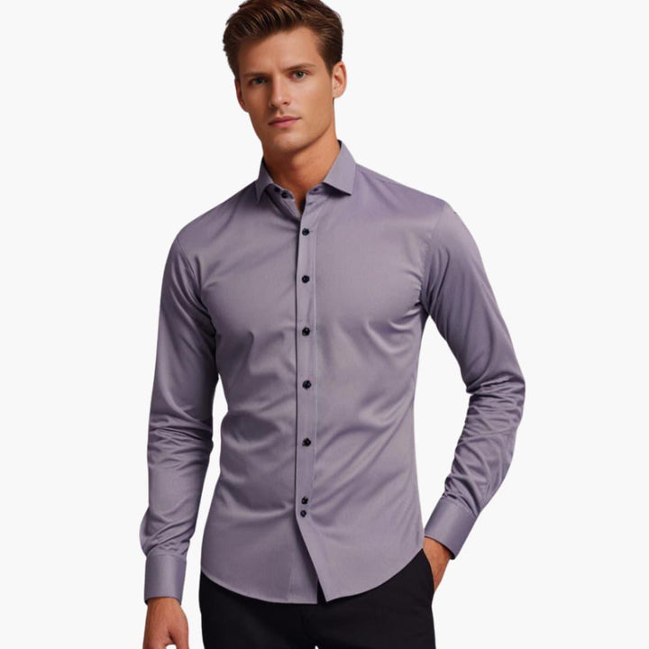 Elegant Stretch Fit Shirt for Men - MayfairMode