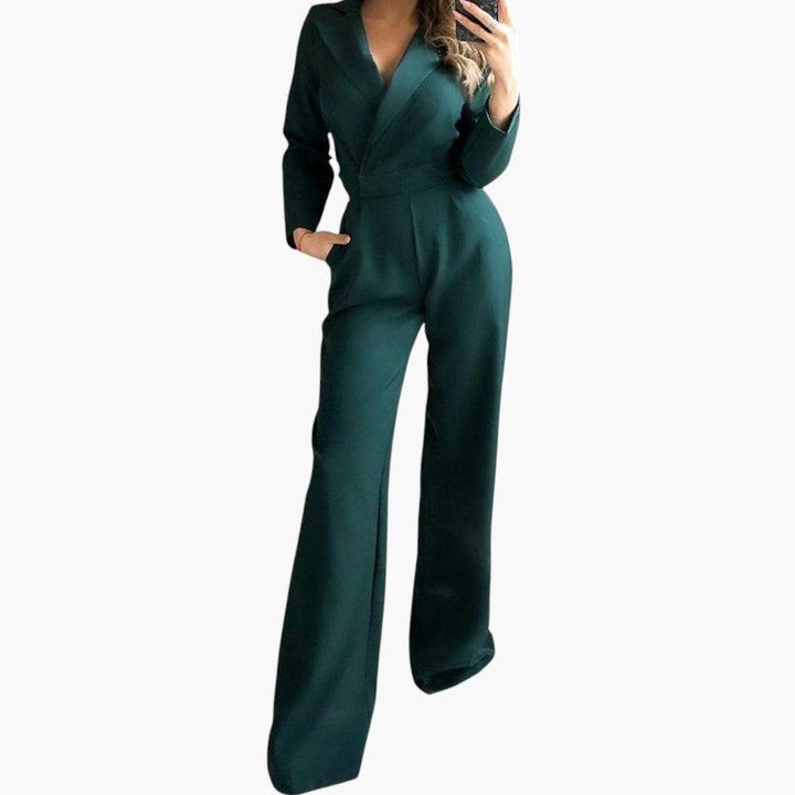 Sophisticated Tailored Jumpsuit for Women - MayfairMode