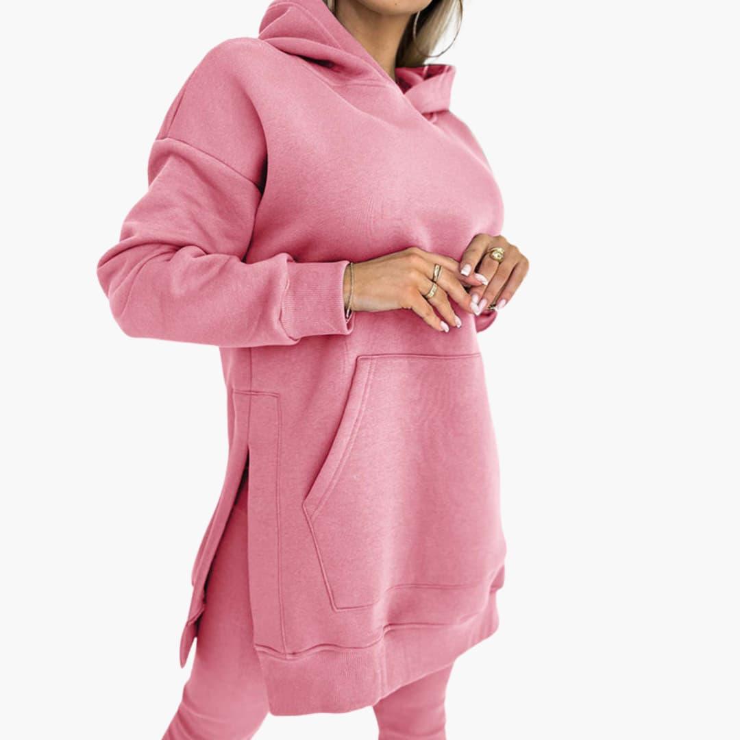 Comfortable 2-Piece Hoodie and Leggings Set for Women - MayfairMode