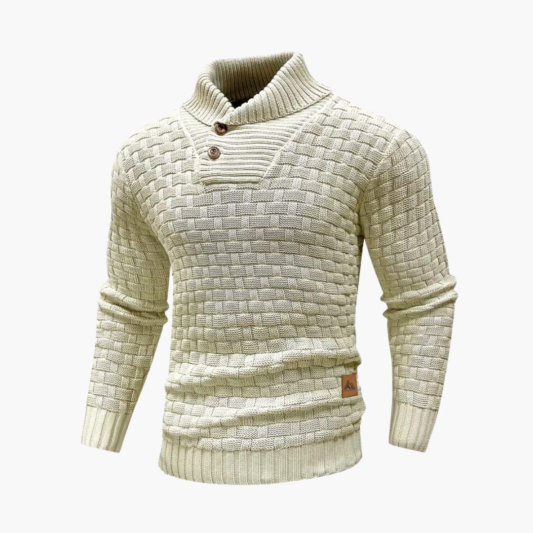 Comfortable Knitted Jumper with Chic Design for Men - MayfairMode