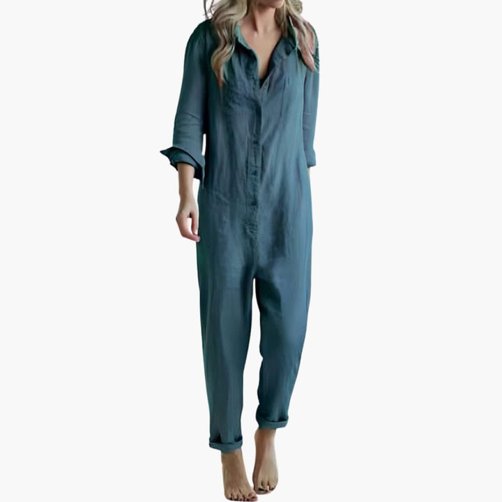 Elegant Long Sleeve Jumpsuit for Women - MayfairMode