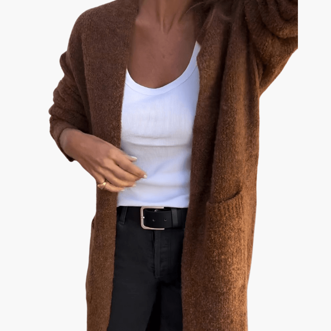 Comfortable Layering Knit Cardigan for Women - MayfairMode