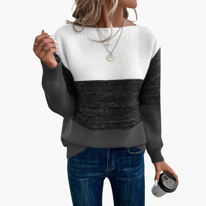 Comfortable Ombre Knit Sweater for Women - MayfairMode