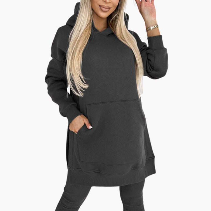 Comfortable 2-Piece Hoodie and Leggings Set for Women - MayfairMode