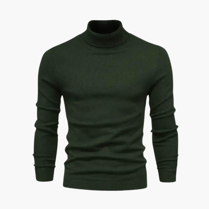 Versatile Cozy Turtleneck Sweater for Men - MayfairMode