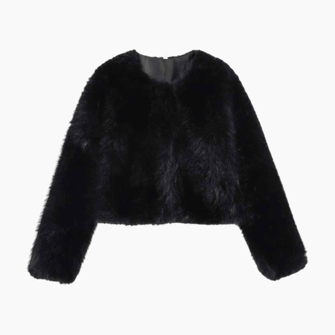 Stylish Thick Faux Fur Jacket for Women - MayfairMode