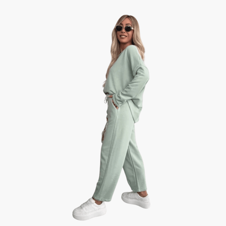 Stylish and Relaxed 2-Piece Set for Women - MayfairMode