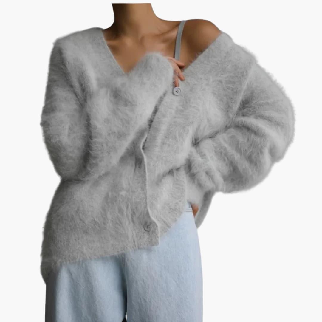 Luxurious Cashmere Cardigan for Women - MayfairMode