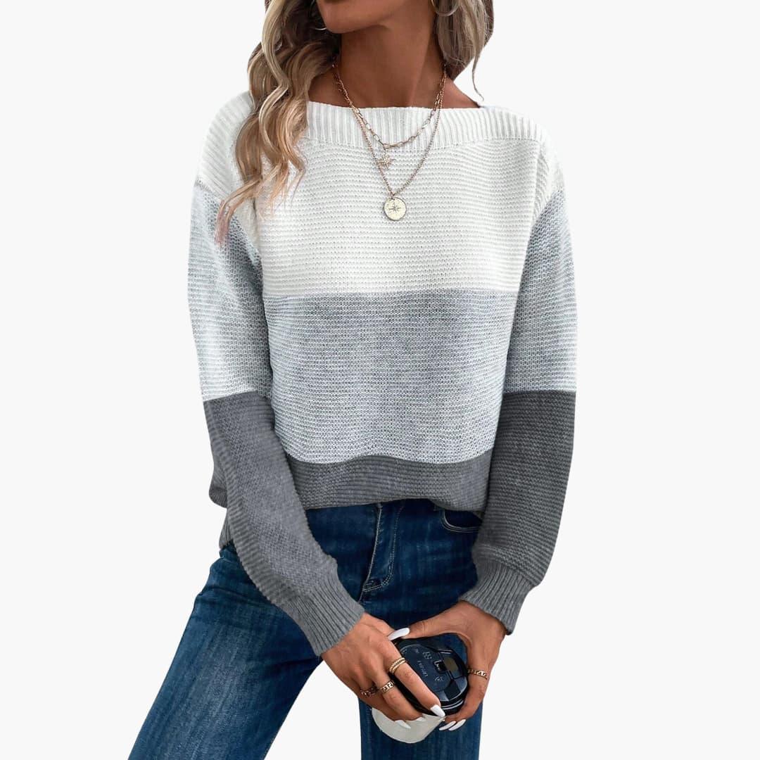 Comfortable Ombre Knit Sweater for Women - MayfairMode