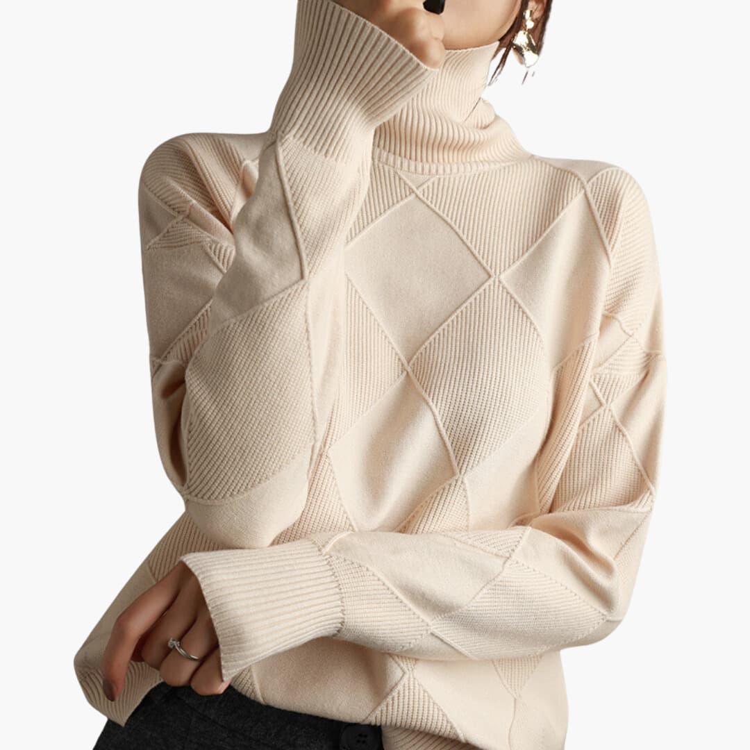 Cozy Turtleneck Sweater for Women - MayfairMode