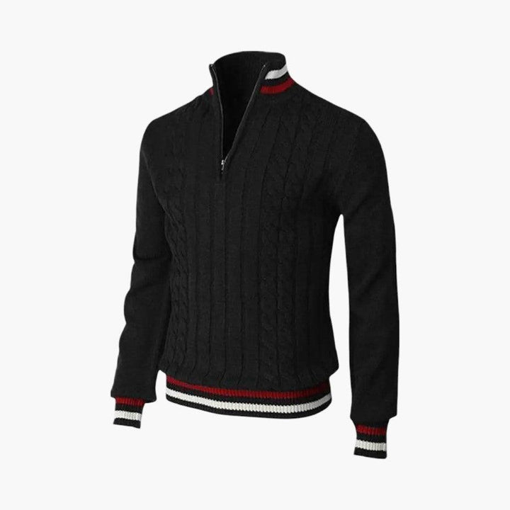 Cozy and Modern Half Zip Jumper for Men - MayfairMode