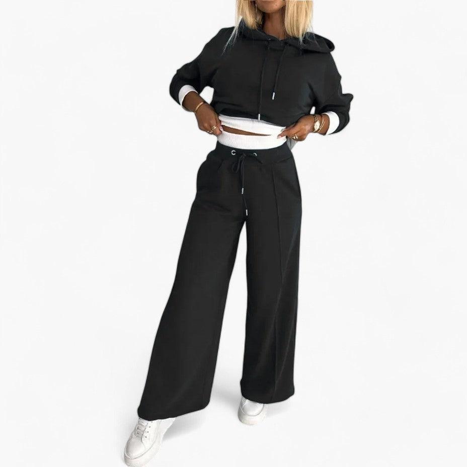 Modern Hoodie and Pants Set for Women - MayfairMode