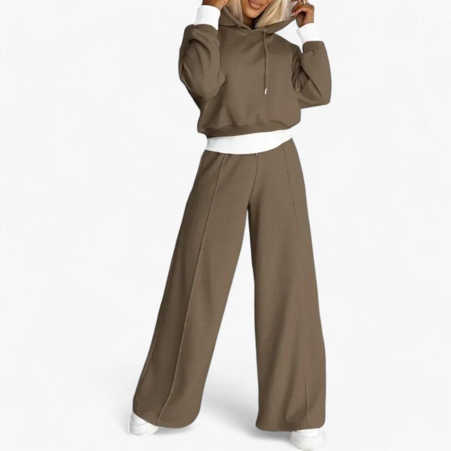 Modern Hoodie and Pants Set for Women - MayfairMode