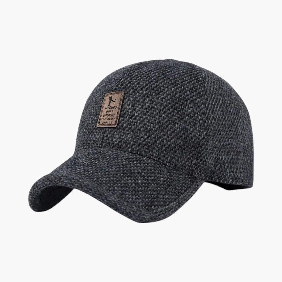 Winter Baseball Cap with Ear Flaps for Men - MayfairMode