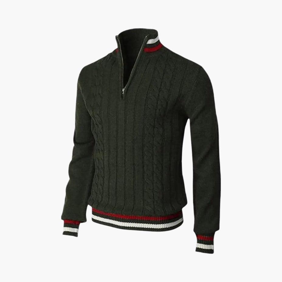 Cozy and Modern Half Zip Jumper for Men - MayfairMode