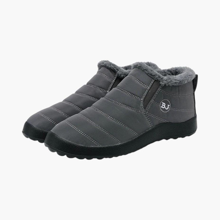 Waterproof Slip-On Fur Boots for Men - MayfairMode