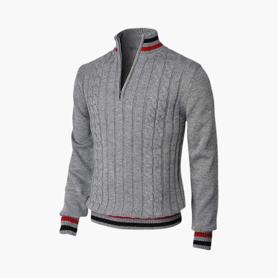 Cozy and Modern Half Zip Jumper for Men - MayfairMode