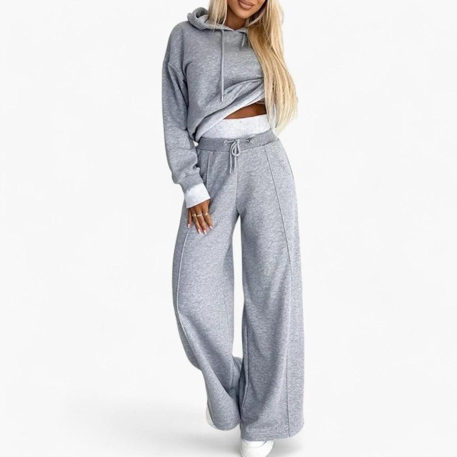 Modern Hoodie and Pants Set for Women - MayfairMode