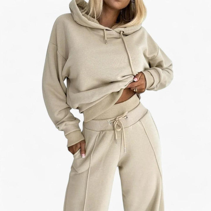 Modern Hoodie and Pants Set for Women - MayfairMode