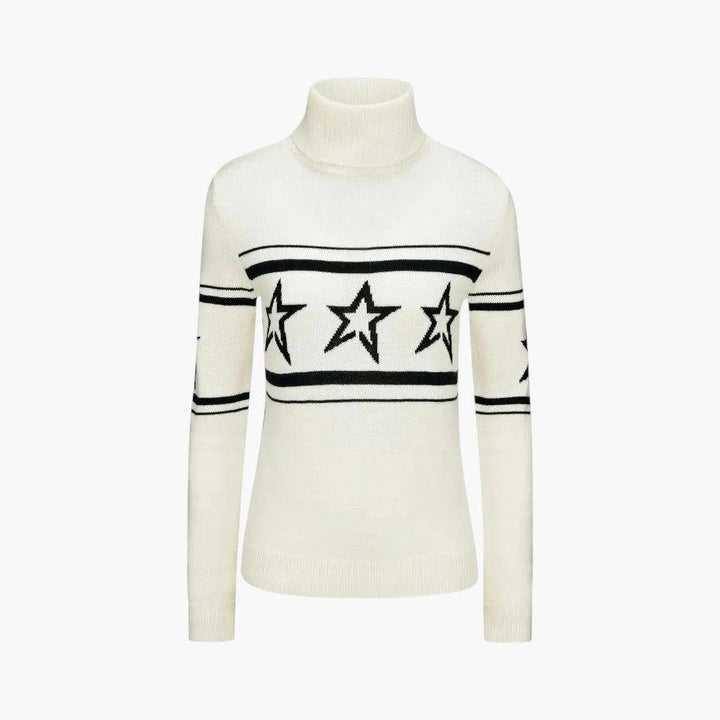 Star Pattern Knit Jumper for Women - MayfairMode