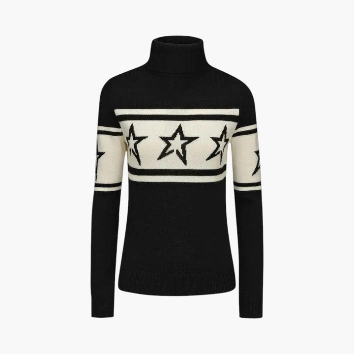 Star Pattern Knit Jumper for Women - MayfairMode