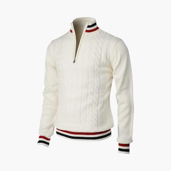 Cozy and Modern Half Zip Jumper for Men - MayfairMode