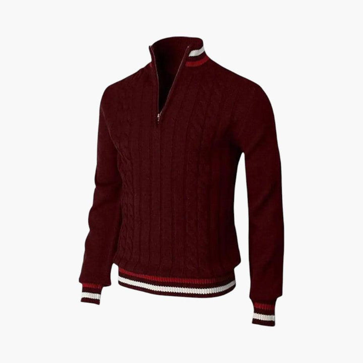 Cozy and Modern Half Zip Jumper for Men - MayfairMode